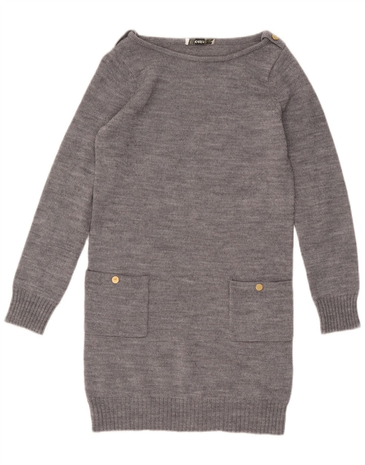 Γυναικείο φόρεμα Oasis Jumper UK 10 Μικρό μαλλί με γκρι λείανση