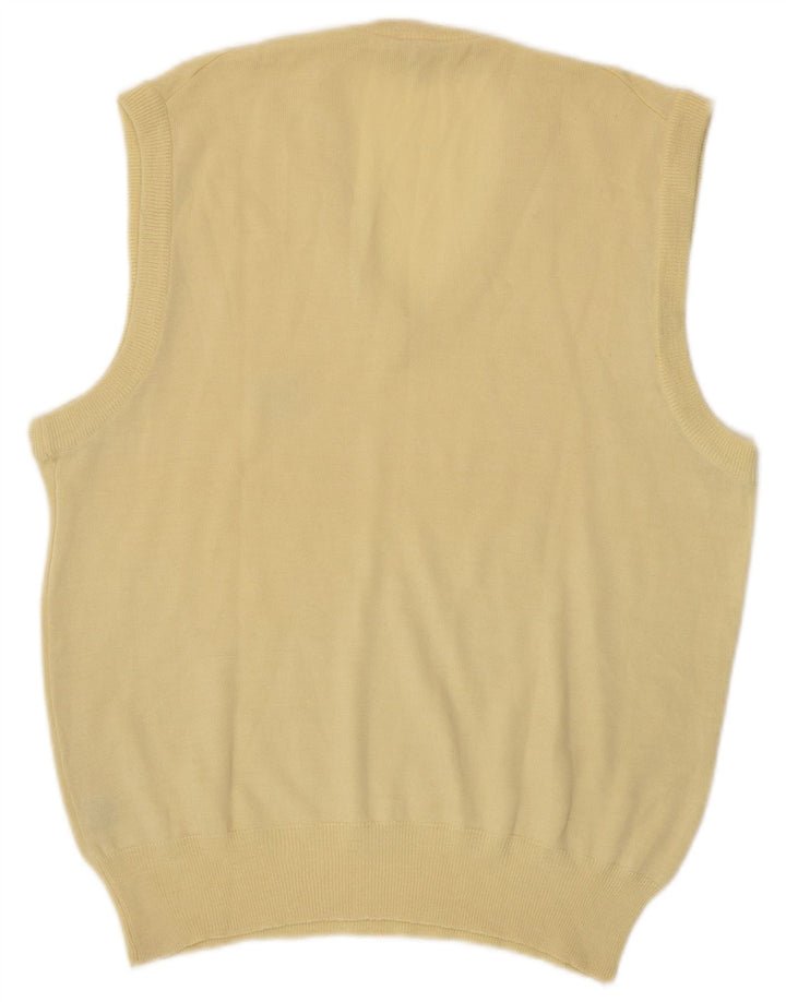 Ανδρικό γιλέκο Fila Tank Top IT 48 Μέτριο κίτρινο παρθένο μαλλί