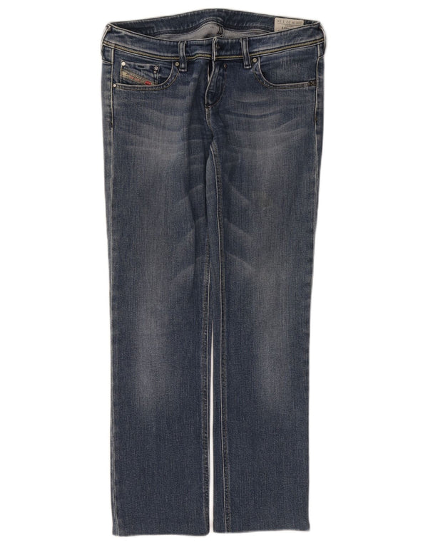 Diesel Γυναικείο Lowky Straight Jeans W32 L28 Μπλε βαμβακερό