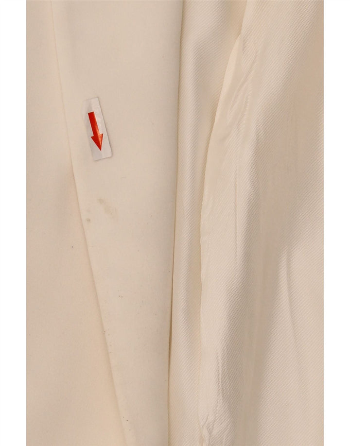 Zara Γυναικείο Μπουφάν 3/4 Μανίκι Μπλέιζερ UK 18 XL Λευκό