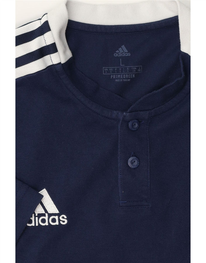 Ανδρικό T-Shirt Aeroready ADIDAS Top Large Navy Blue