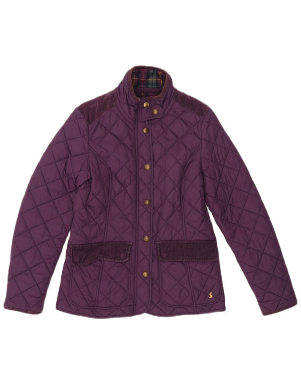 JOULES Γυναικείο Καπιτονέ μπουφάν UK 12 Medium Purple Polyamide