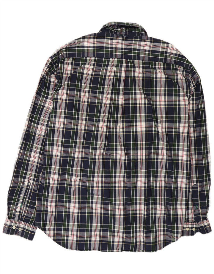 TOMMY HILFIGER Ανδρικό πουκάμισο 2XL Navy Blue Check Cotton