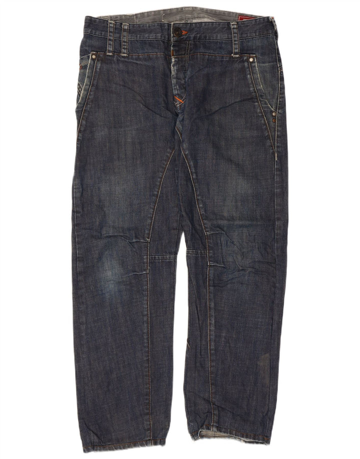 JACK & JONES Ανδρικό τζιν ίσιο W36 L29 Μπλε βαμβακερό