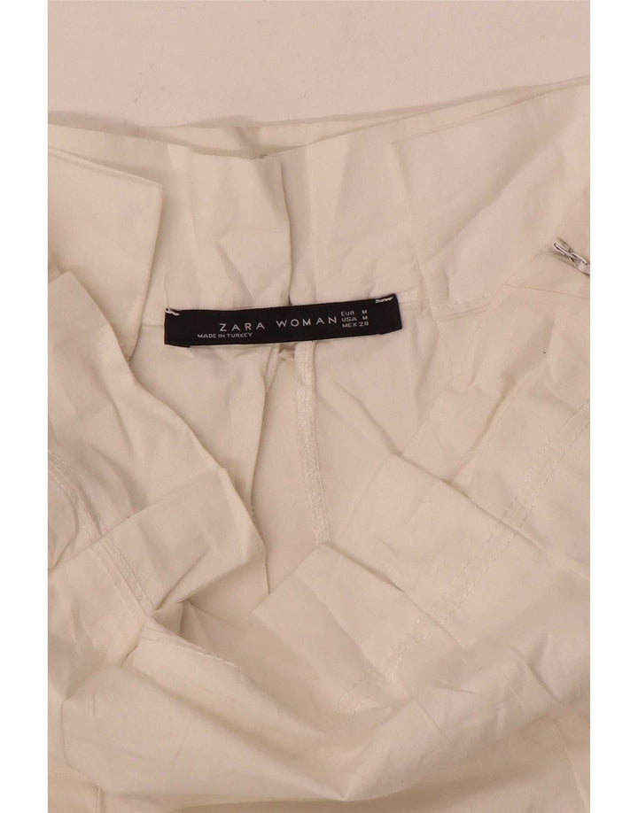 Zara Γυναικεία φούστα A-Line Medium W30 Λευκή