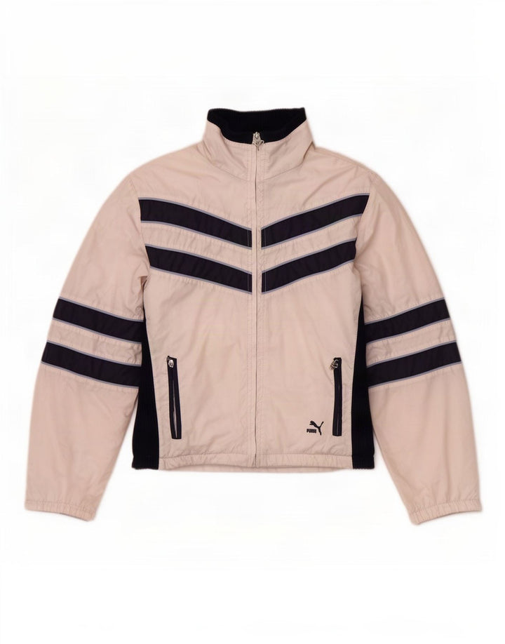 Γυναικεία αθλητική φόρμα Puma Top Jacket UK 14 Medium White Colourblock