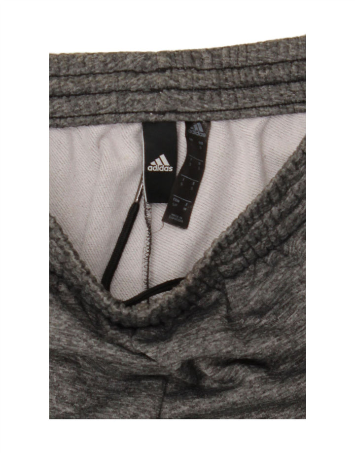 Ανδρική αθλητική φόρμα Adidas Παντελόνι μικρού γκρι χρώματος πολυεστέρας