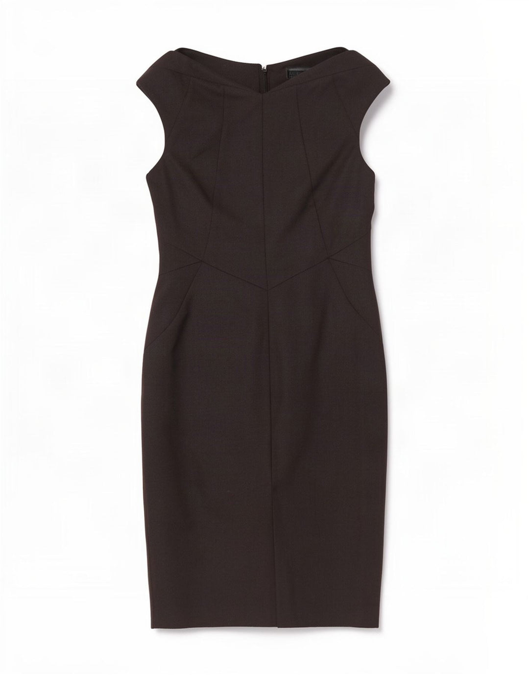 Επόμενο γυναικείο αμάνικο φόρεμα UK 10 Small Black Polyester