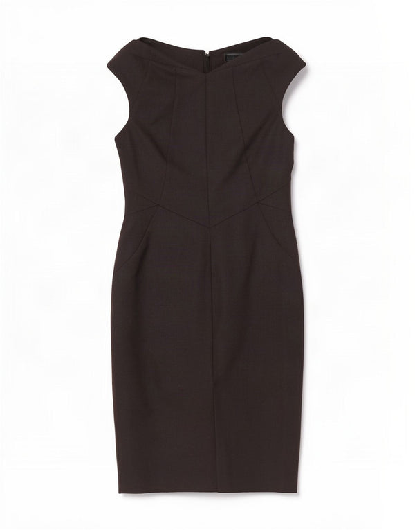Επόμενο γυναικείο αμάνικο φόρεμα UK 10 Small Black Polyester