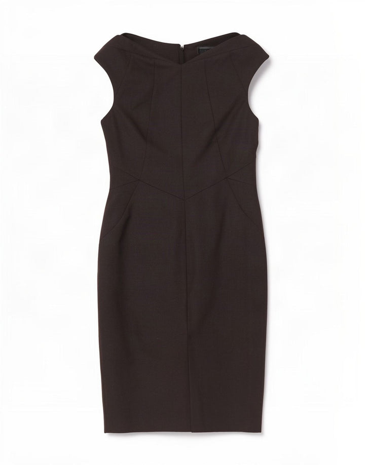 Επόμενο γυναικείο αμάνικο φόρεμα UK 10 Small Black Polyester