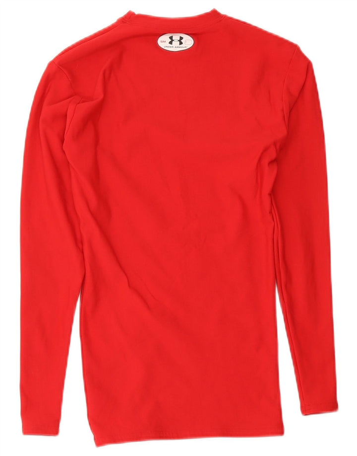 Under Armour Ανδρικό Cold Gear Top Μακρύ μανίκι μικρό κόκκινο νάιλον