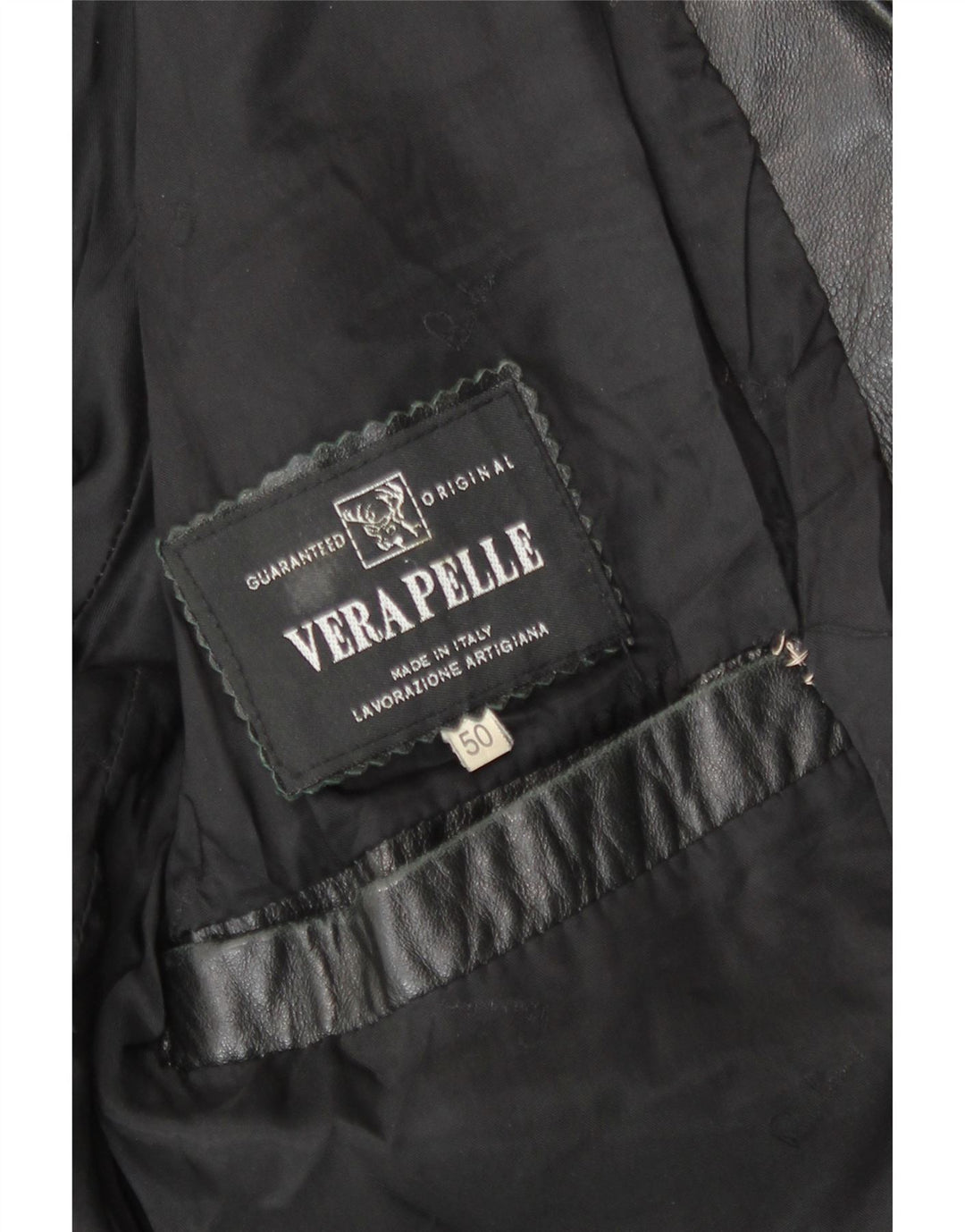 Vintage Ανδρικό Δερμάτινο Μπουφάν IT 50 Large Grey Leather
