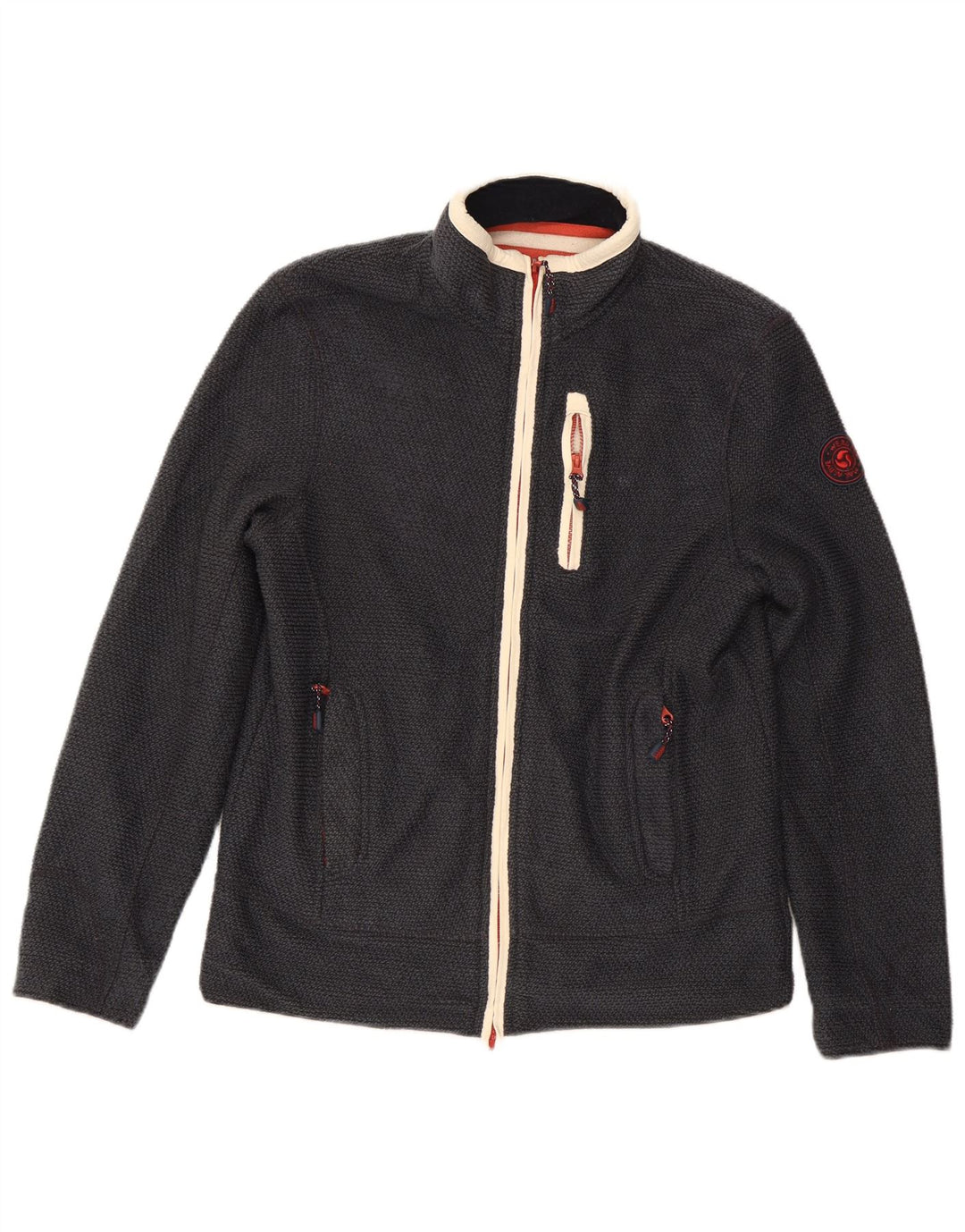 Ανδρική φόρμα Weird Fish Top Jacket Small Navy Blue Acrylic