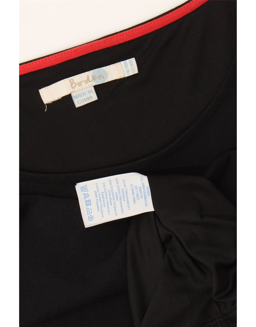 BODEN Γυναικείο φόρεμα A-Line UK 14 Μεγάλο πολύχρωμο βαμβακερό μπλοκ