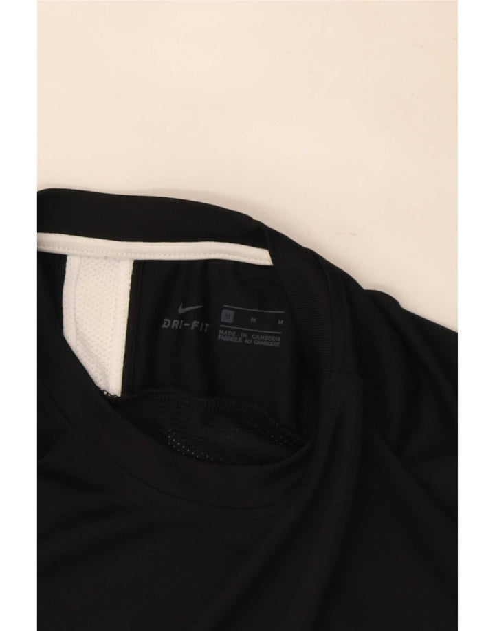 Ανδρικό T-Shirt Nike Dri Fit Τοπ μεσαίου μαύρου χρώματος πολυεστέρας