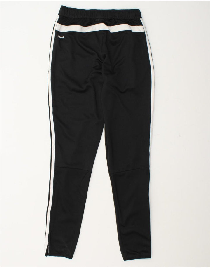 ADIDAS Womens Climacool Tracksuit Trousers UK 10 Small  Black Polyester Vintage Adidas and Second-Hand Adidas from Messina Hembry 