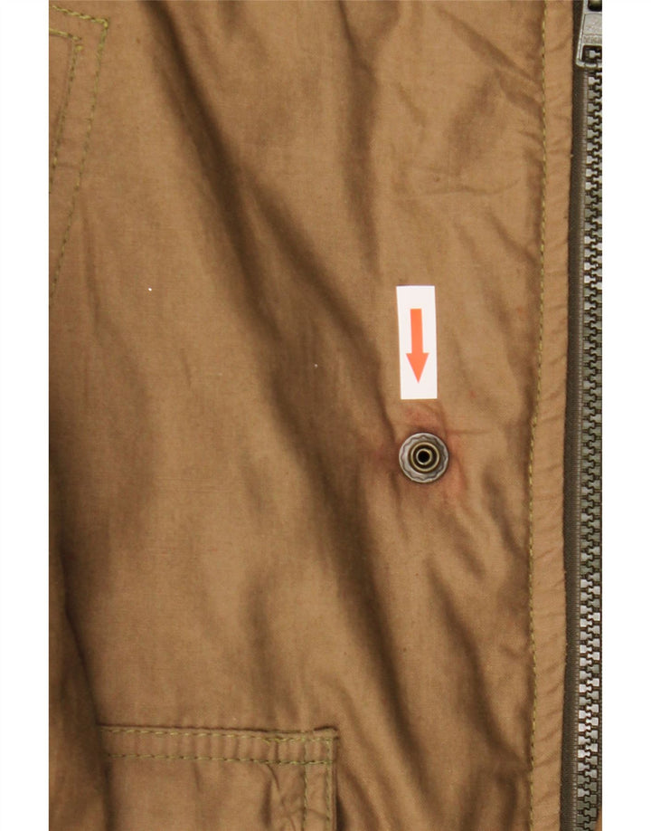 Vintage Ανδρικό μπουφάν με κουκούλα IT 52 XL Χακί