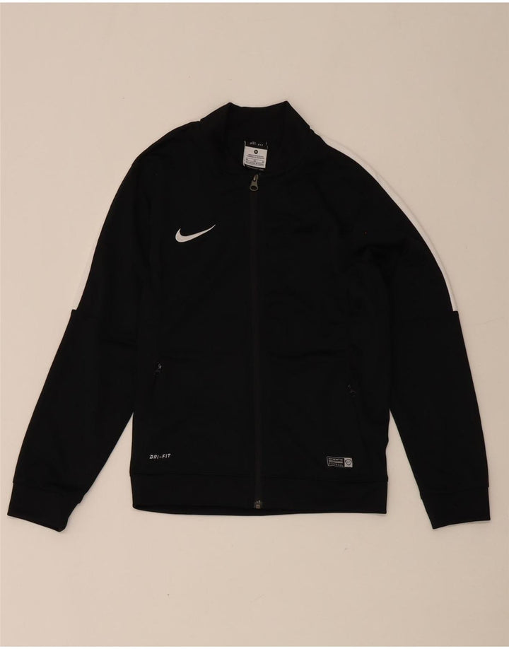 Μπουφάν Nike Boys Dri Fit αθλητική φόρμα 10-11 ετών Medium Black Colourblock
