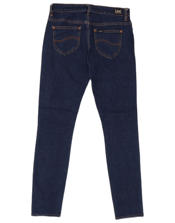 Lee Girls Licks Skinny Jeans 7-8 ετών W28 L27 Navy Blue Cotton