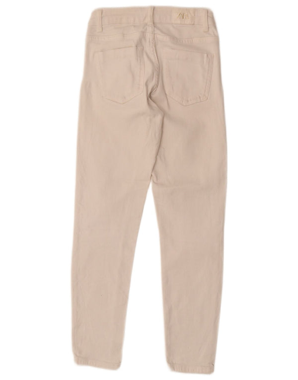 Zara Γυναικείο Skinny Jeans EU 34 2XS W24 L27 Λευκό