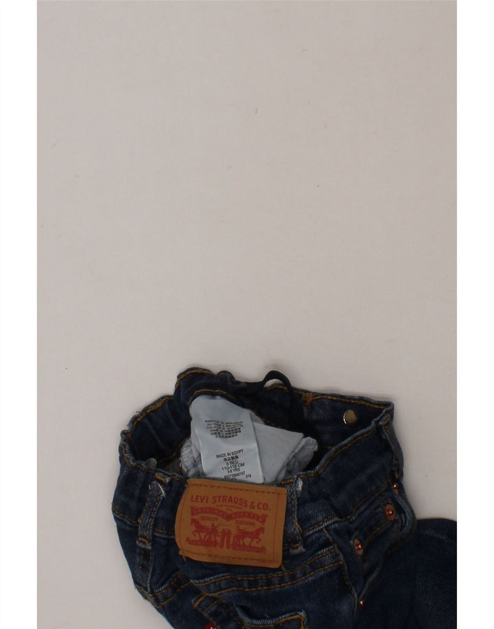 LEVI'S Boys Straight Jeans 5-6 Years W22 L17 Blue Cotton Vintage Levi's and Second-Hand Levi's from Messina Hembry 