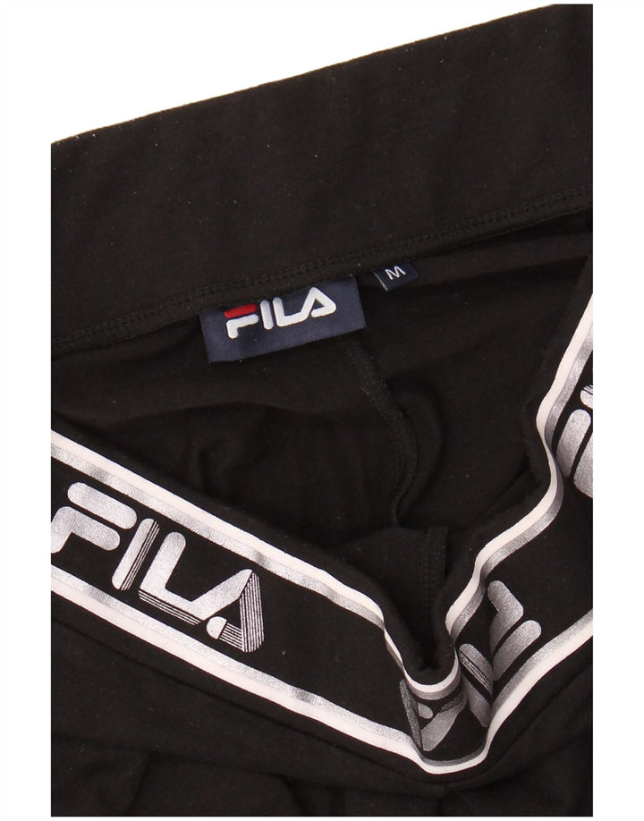 Γυναικεία γραφικά κολάν FILA UK 12 Medium Black