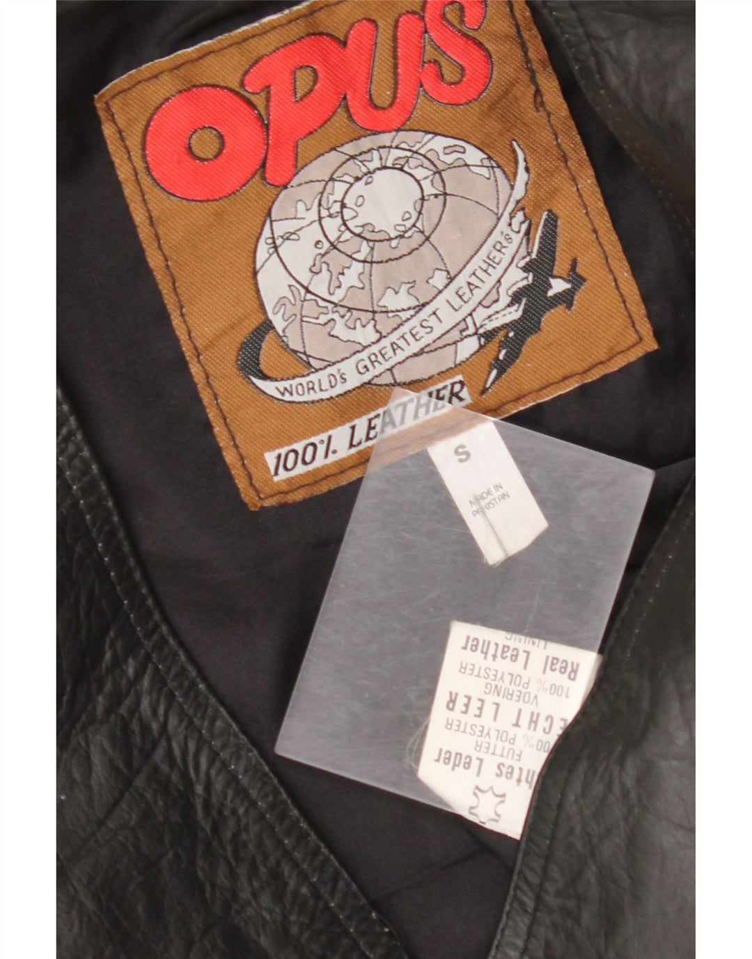 VINTAGE Ανδρικό Δερμάτινο Γιλέκο Μικρό Μαύρο Δερμάτινο