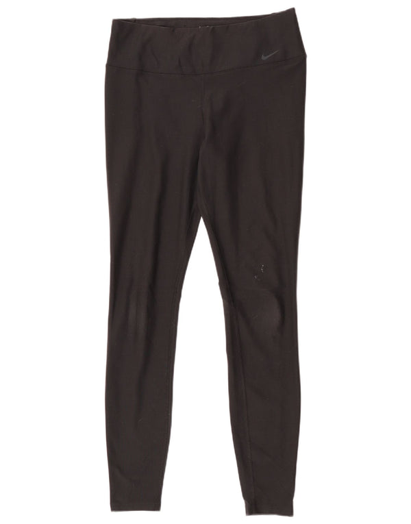 Γυναικείο κολάν Nike Dri Fit UK 14 Μεσαίο μαύρο πολυεστέρα