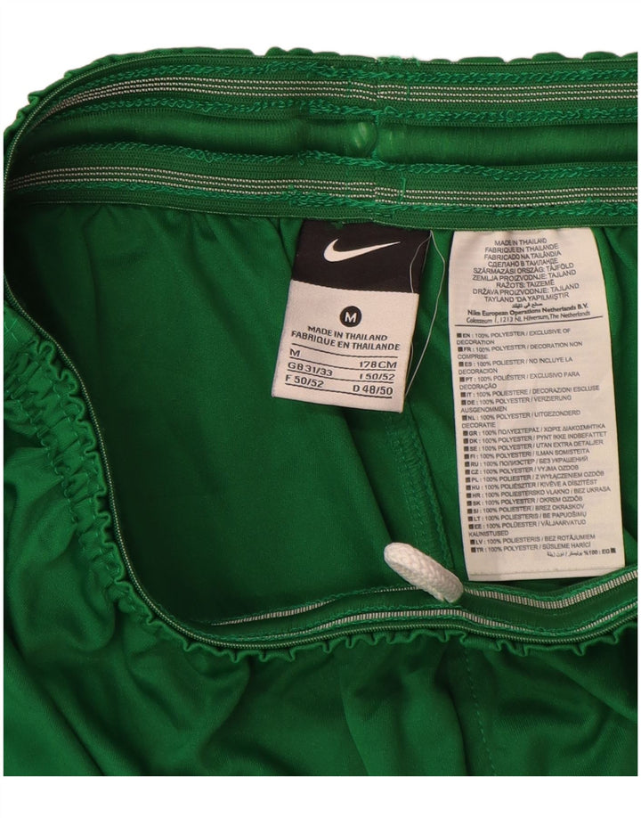 Ανδρικά γραφικά αθλητικά σορτς Nike από μεσαίο πράσινο πολυεστέρα