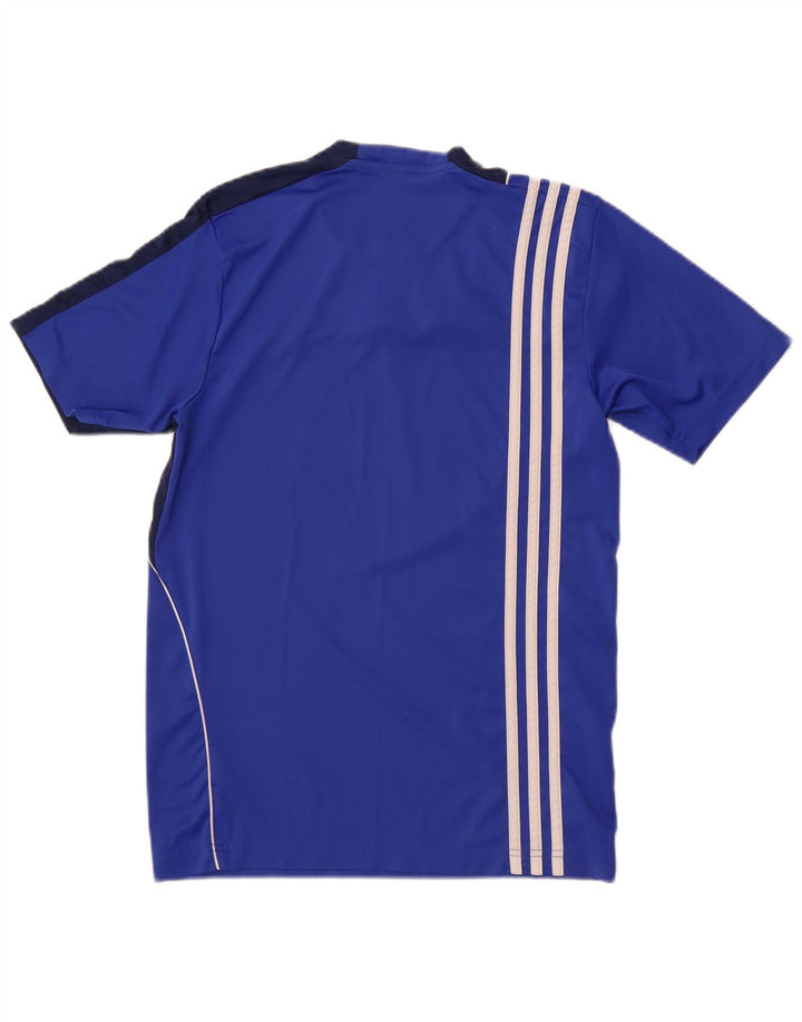 Ανδρικό γραφικό T-Shirt Adidas Top XS Blue Colourblock Polyester