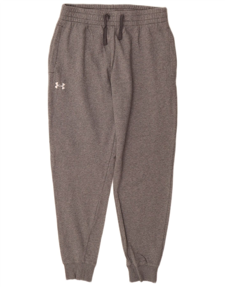 UNDER ARMOR Γυναικεία αθλητική φόρμα παντελόνι Joggers UK 14 μεγάλο γκρι βαμβακερό