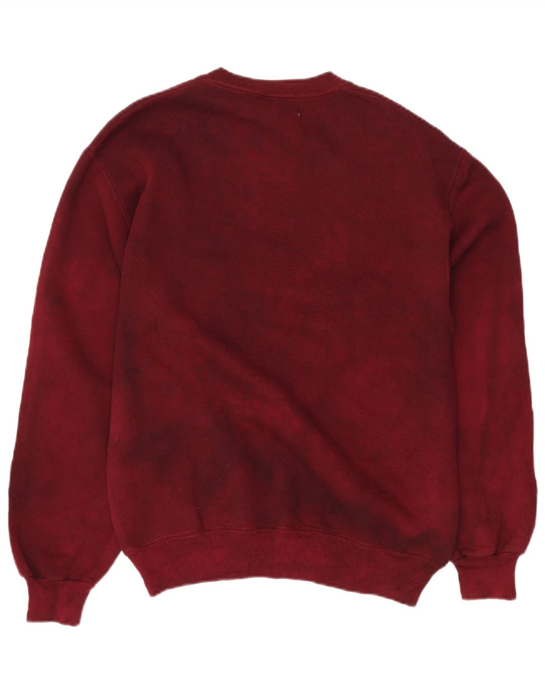 RUSSELL ATHLETIC Ανδρικό φούτερ Jumper Medium Burgundy Tie Βαμβακερή βαφή