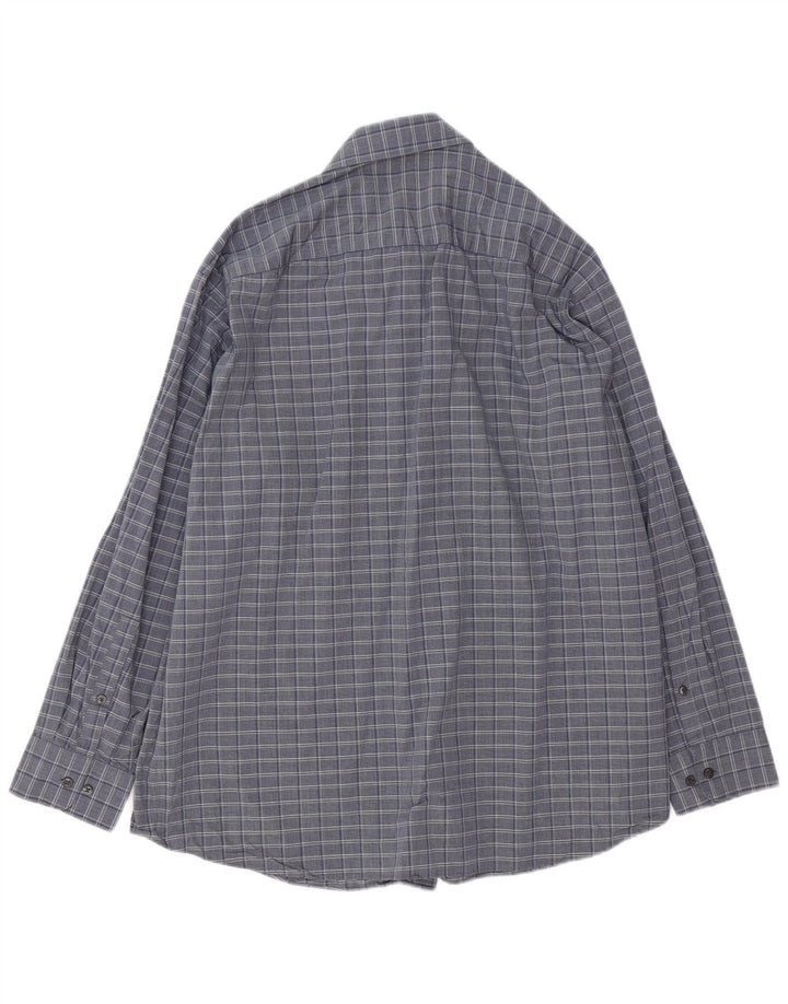 Ανδρικό πουκάμισο Calvin Klein Regular Fit Size 17 XL Grey Check Cotton