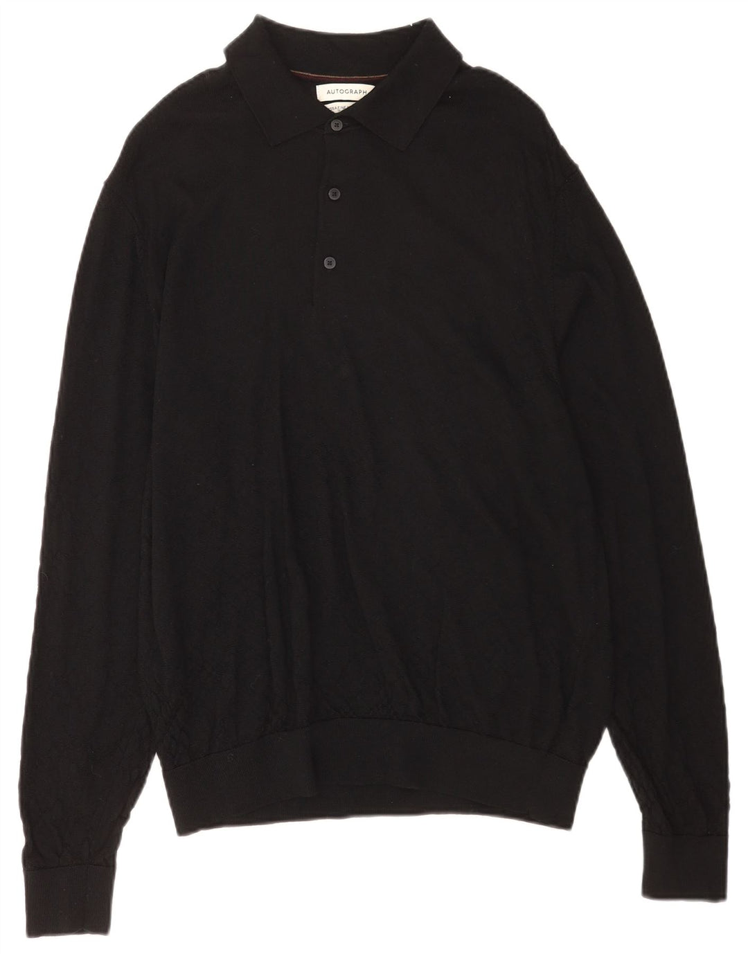 Marks & Spencer Ανδρικό πουλόβερ Polo Neck Jumper XL Μαύρο