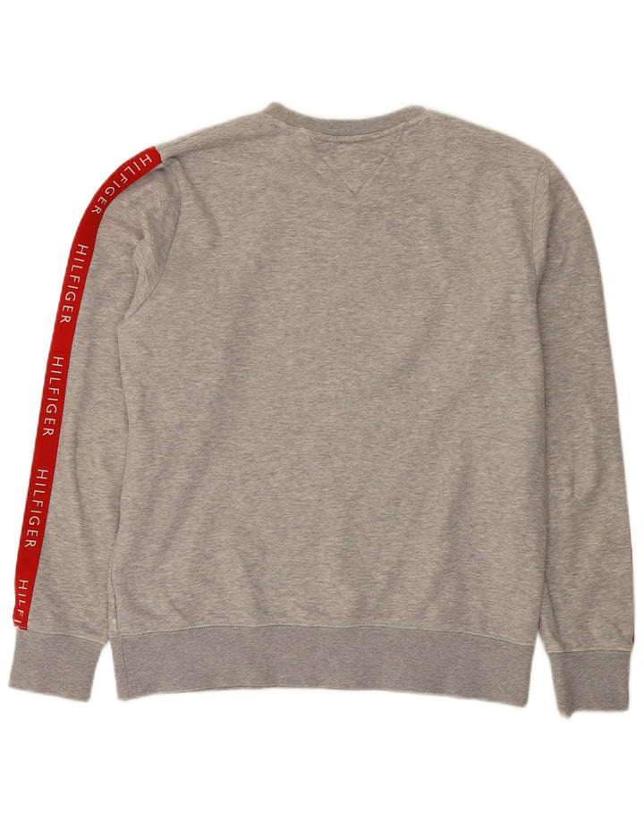 Ανδρικό γραφικό φούτερ Tommy Hilfiger Jumper Medium Grey Colourblock