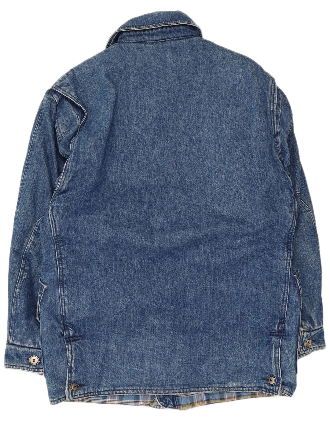 POP 84 Ανδρικό παλτό τζιν Sherpa UK 36 Small Blue Polyester