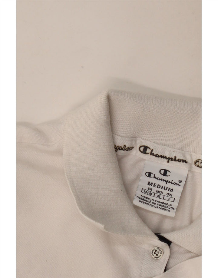 Champion γυναικείο μπλουζάκι πόλο UK 12 Medium White