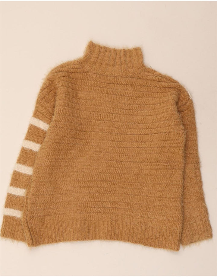 MARKS & SPENCER Γυναικείο πουλόβερ με λαιμό χελώνα UK 10 Small Brown