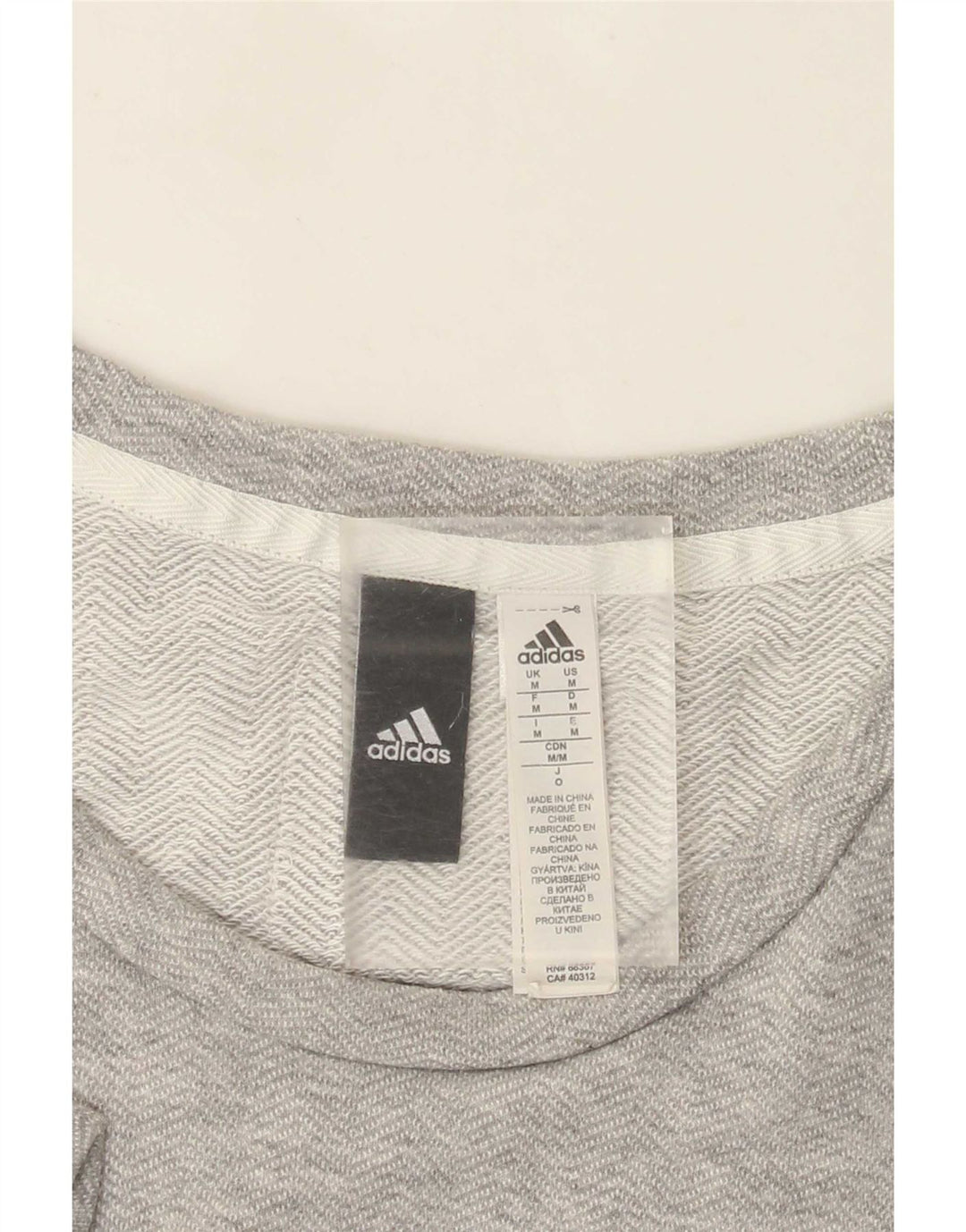 Ανδρικό γραφικό T-Shirt Adidas Τοπ μεσαίου γκρι βαμβακερό
