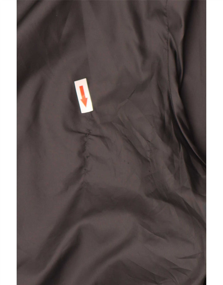 Ανδρικό μπουφάν βροχής με κουκούλα Nike UK 42 XL μαύρο πολυεστέρα