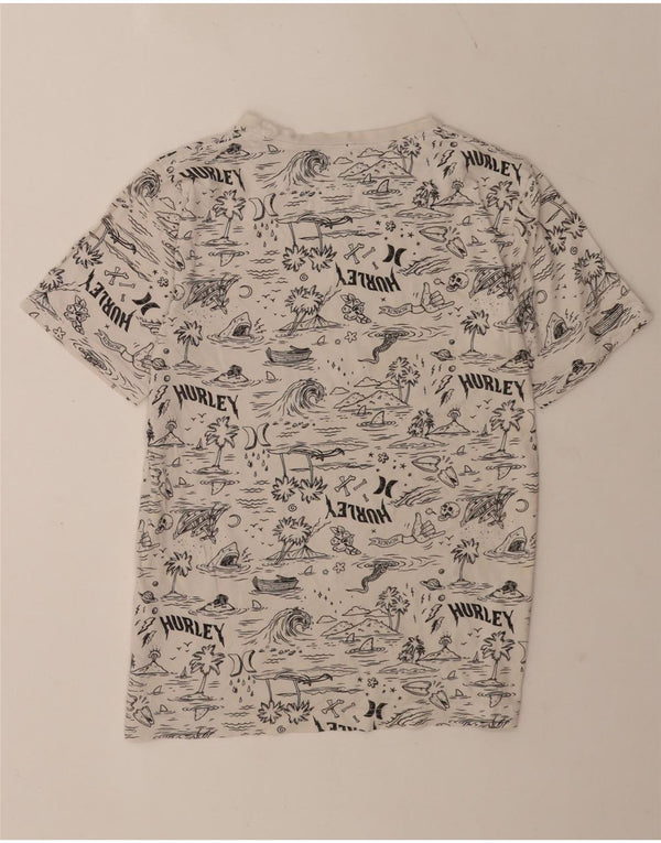 Hurley Boys Graphic T-Shirt Top 13-14 Years XL Λευκό