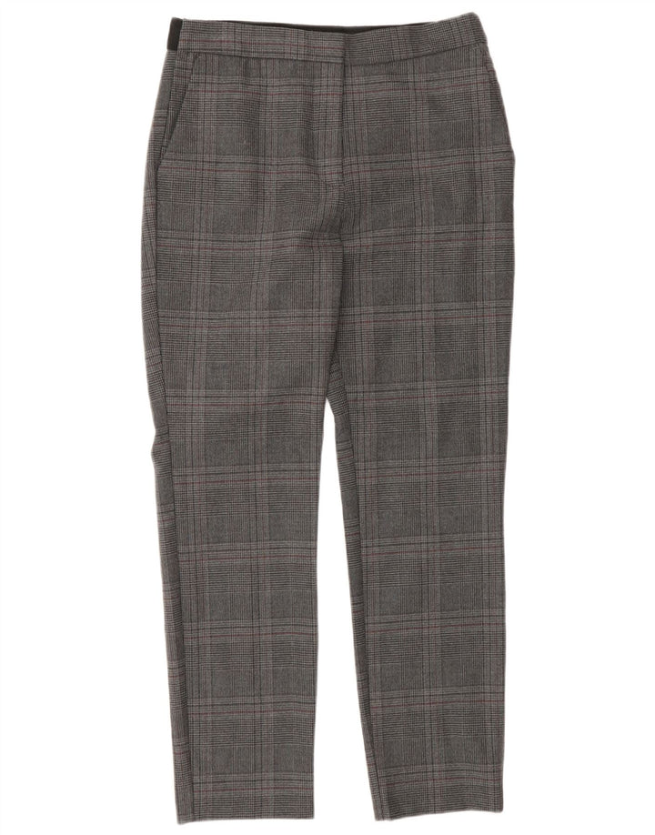 Zara Γυναικείο παντελόνι Chino Slim Fit Medium W28 L27 Grey Houndstooth