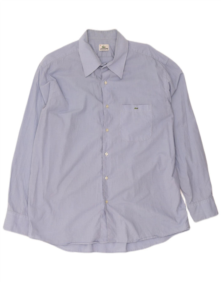 Ανδρικό πουκάμισο Lacoste νούμερο 46 2XL Μπλε