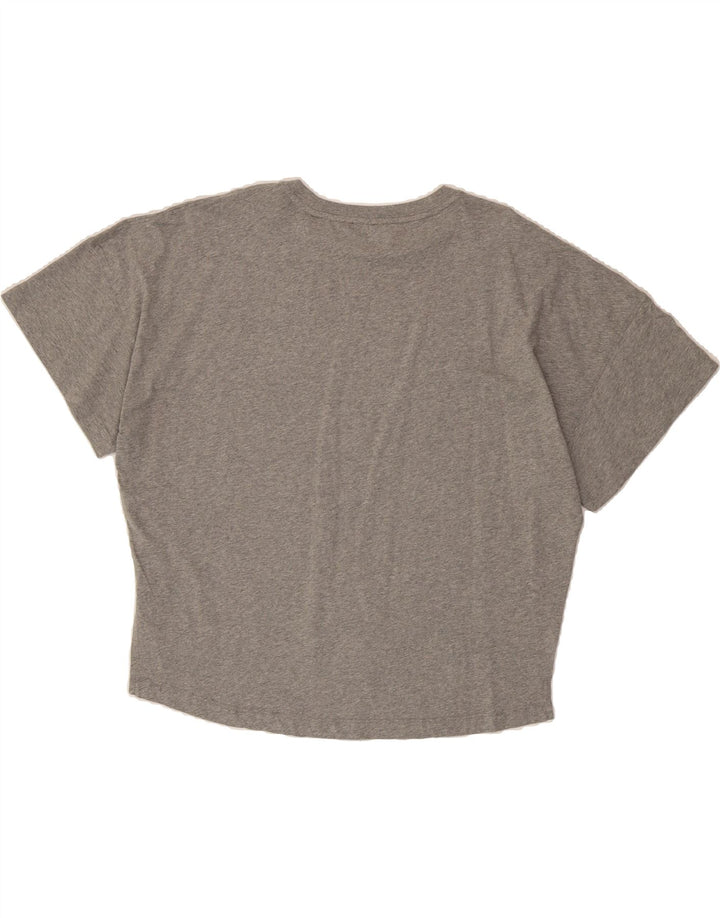 FRENCH CONNECTION Womens Oversized T-Shirt Top UK 16 Large Grey Cotton Vintage French Connection and Second-Hand French Connection from Messina Hembry 