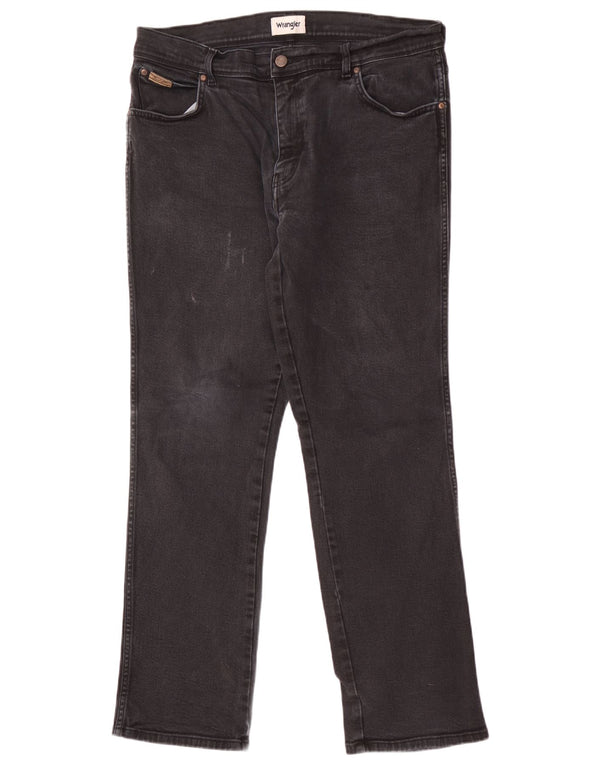 Wrangler Ανδρικό Texas Straight Jeans W36 L32 Μαύρο βαμβακερό