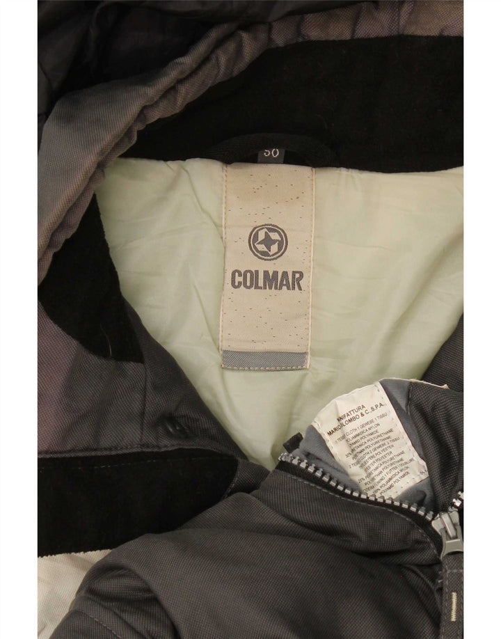 Colmar Ανδρικό μπουφάν σκι με κουκούλα EU 50 Medium Grey Colourblock Polyamide