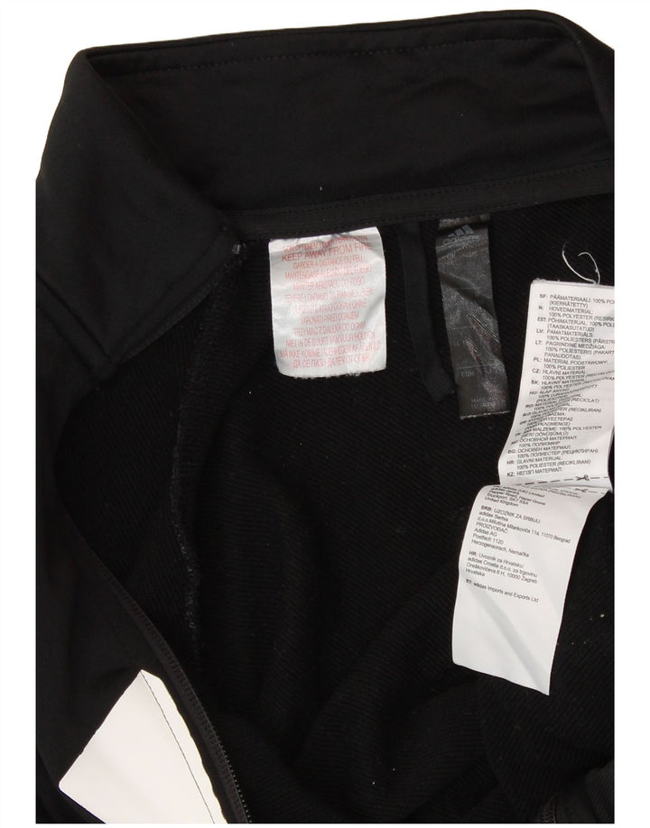 Γραφική φόρμα ADIDAS Boys Top Jacket 14-15 Years Black Colourblock