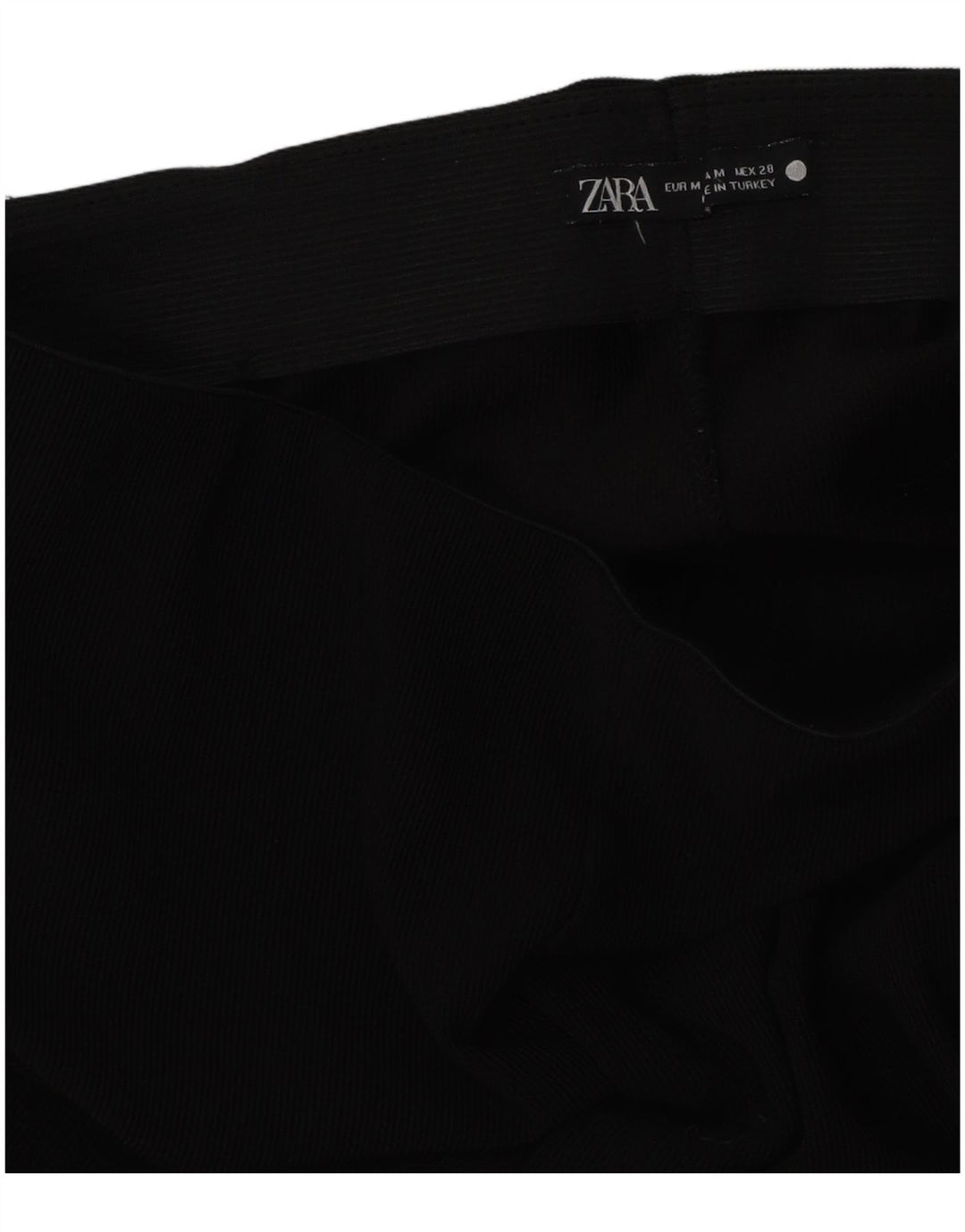 Γυναικείο ZARA Παντελόνι Bootcut Medium W28 L32 Μαύρο