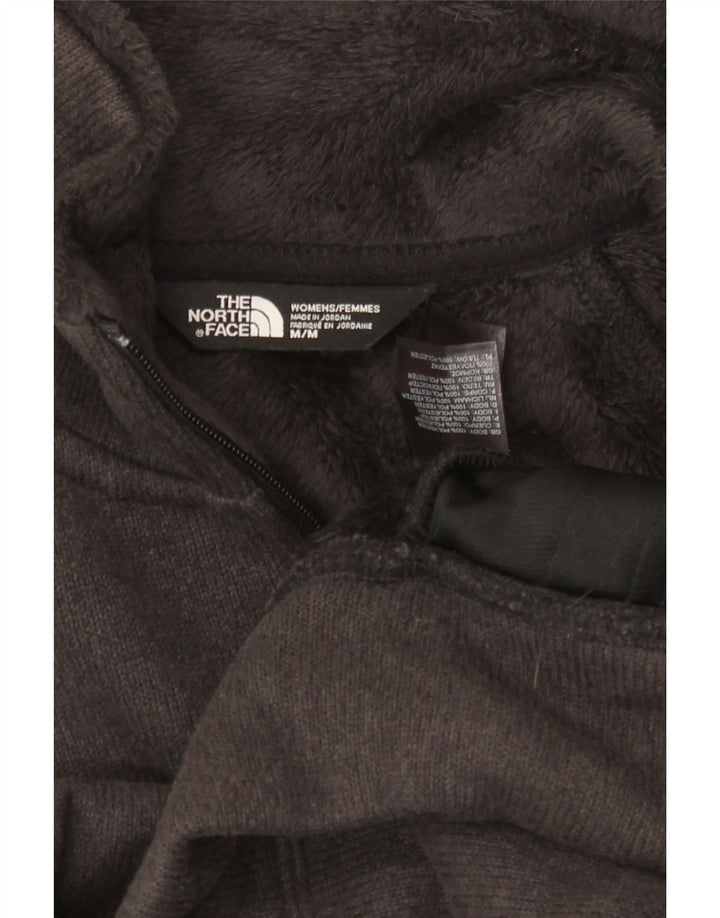 THE NORTH FACE Womens Tracksuit Top Jacket UK 14 Medium Grey Polyester