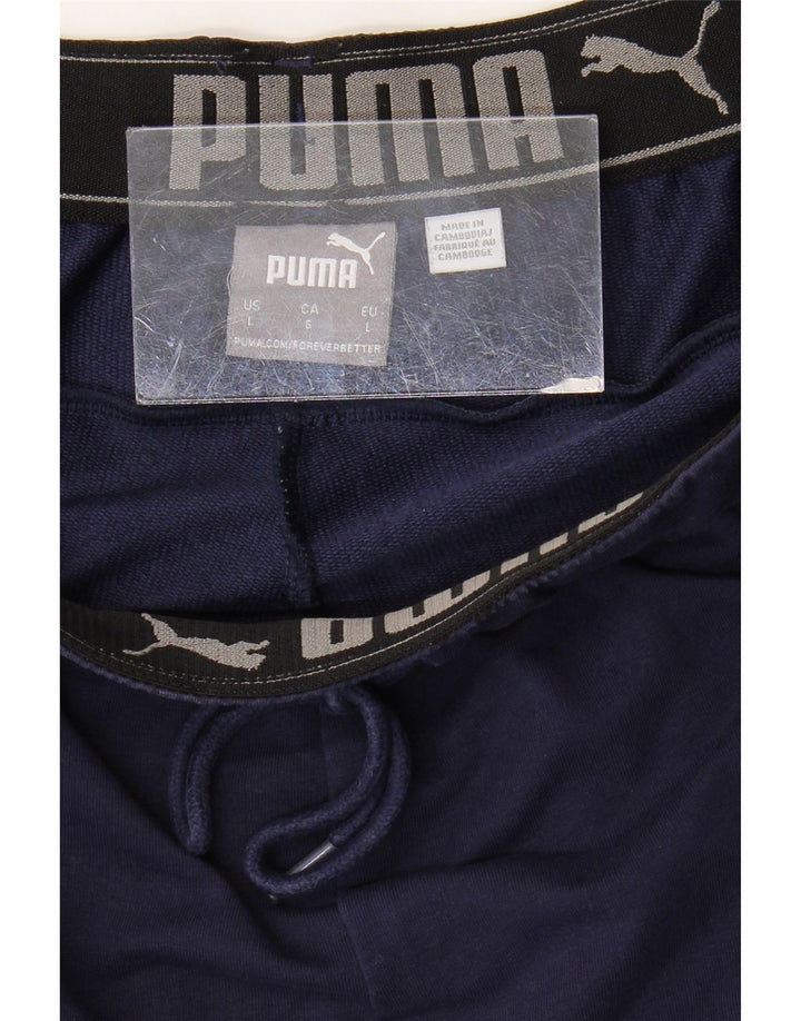 Ανδρική αθλητική φόρμα PUMA Παντελόνι μεγάλο μπλε ναυτικό χρώμα